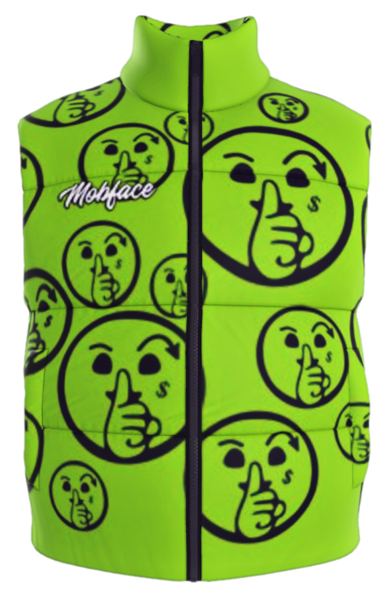 MOBFACES SLIMEGREEN VEST